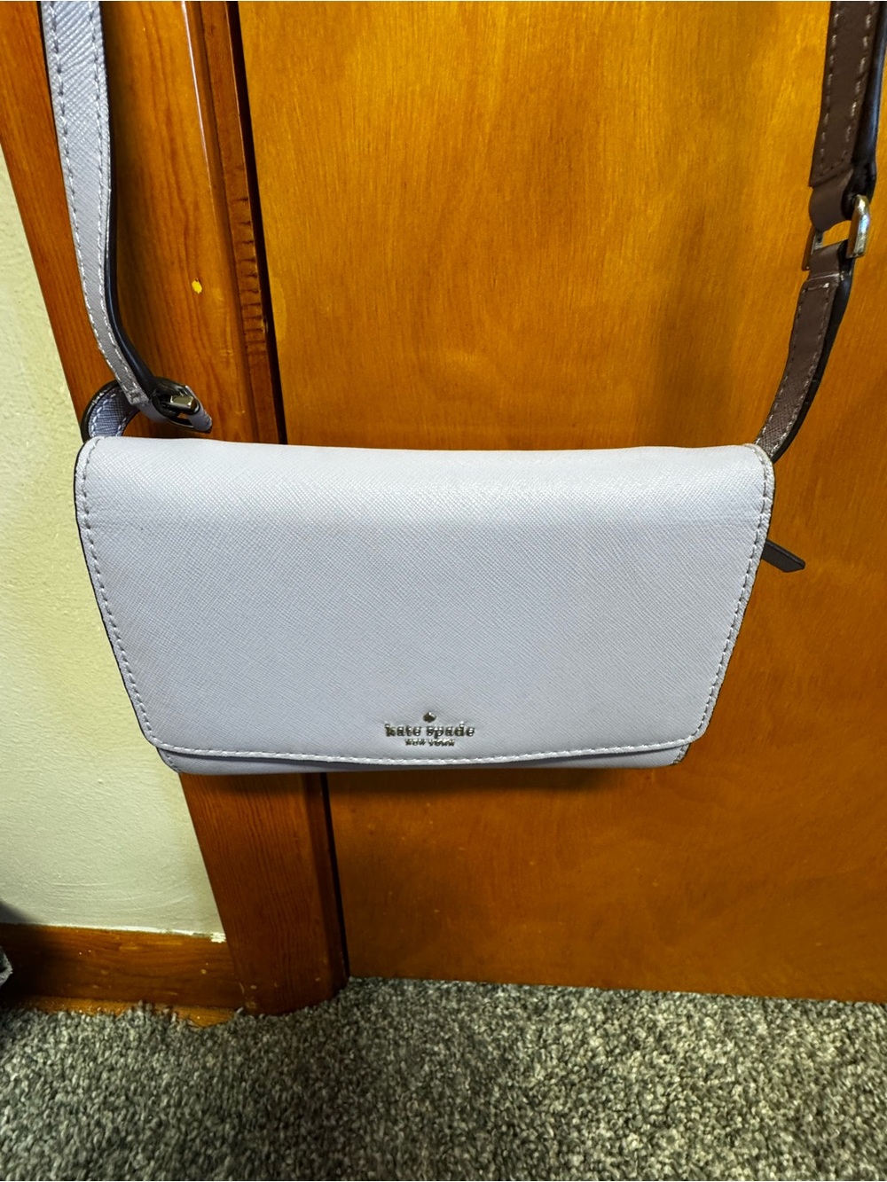 kate spade Lavender Crossbody with Contrasting Strap